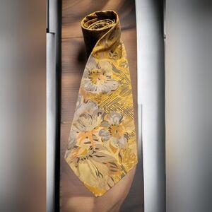 Vintage Nordstrom Tan & Gray Tie